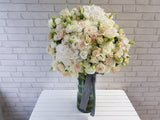 Masterpiece Hydrangeas & Rose Tall Vase - VS062