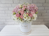 Amour Pink Hydrangeas & Rose Box - BK773