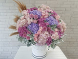 Lavish Hydrangea & Rose Flower Box - BK756