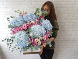 Blue Hydrangeas Flower Box - BK855