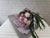 pure seed bq602 peonies & chrysanthemum ping pong flowers with foliage hand bouquet