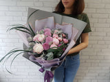 <b> (PRE-ORDER) </b>Fragrant Peony Hand Bouquet - BQ602