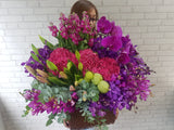 Remarkable Floral Flower Basket - BK611