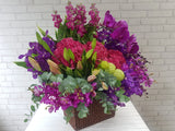 Remarkable Floral Flower Basket - BK611