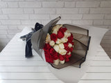 30 Rose Faith Hand Bouquet - BQ620
