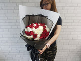 30 Rose Faith Hand Bouquet - BQ620