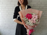 I Sincere Toward You Rose Hand Bouquet - BQ621