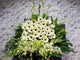 Gerbera Tribute Condolences Flower Stand - SY046