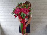 Prosperity Floral Tall Vase - VS035