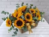 Cheerful Sunflower Basket - BK872