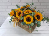 Cheerful Sunflower Basket - BK872