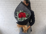 12 Rose Be Mine Hand Bouquet - BQ414