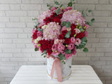 Pink Hydrangeas Flower Box - BK876