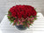 pure seed bk857 40 red roses & alstroemeria flower box