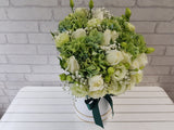 Green Hydrangeas & Eustoma Box - BK888