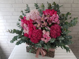 Vibrance Cymbidium Orchid Flower Basket - BK904