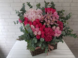 Vibrance Cymbidium Orchid Flower Basket - BK904