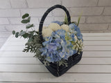 Hydrangeas & Ping Pong Basket - BK898