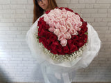 Unfolding Love 99 Rose Hand Bouquet - BQ642