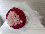 Unfolding Love 99 Rose Hand Bouquet - BQ642