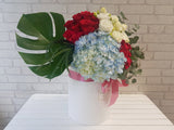 Blend Rose Eustomas Flower Box - BK913