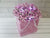 pure seed bk910 pink hued baby's breath with led lights flower box