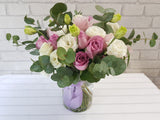 Rose & Eustomas Mix Vase - VS074