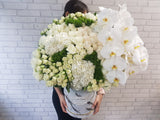Majestic Rose & Phalaenopsis Flower Box - BK890