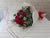 pure seed bq655 red roses + caspia + eucalyptus leaves hand bouquet