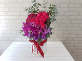 Lively Rose & Hydrangea Flower Box - BK921