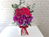 Lively Rose & Hydrangea Flower Box - BK921