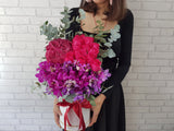 Lively Rose & Hydrangea Flower Box - BK921