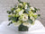 pure seed vs078 + Eustomas & Eucalyptus Leaves + vase arrangement