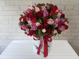 Vivid Rose Flower Box- BK926