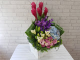 Ginger Flower & Mix Floral Basket - BK517