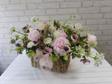 <b> (PRE-ORDER) </b>Luxury Peony Flower Basket -BK927