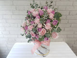 Pink Rose Baby Flower Box - BK885