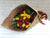 pure seed bq281 yellow & red roses with hypericum berries flower bouquet