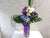 Blue Hydrangeas Mix Tall Vase - VS011
