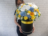 Harmony Gerbera Hydrangea Flower Box - BK932