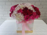 Hydrangea & Rose Flower Box - BK931