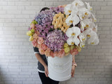 Stunning Phalaenopsis & Rose Flower Box - BK944