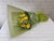 pure seed bq375 yellow roses + caspia + euphorbia leaves hand bouquet