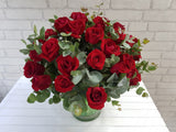 Passion Red Rose Vase - VS081