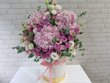 Pink Hydrangea Flower Box - BK946