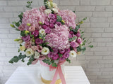 Pink Hydrangea Flower Box - BK946