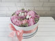 pure seed bk784 light pink hydrangeas + roses + cotton flowers + caspia flower box
