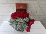 30 Rose Faith & Chocolate Gift Box - BK630