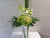 pure seed vs082 + Hydrangeas, Eustomas and Orchids + vase arrangement
