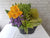 pure seed fr144 + Hydrangeas, Gerberas and Statice Flower & Fresh Fruits basket